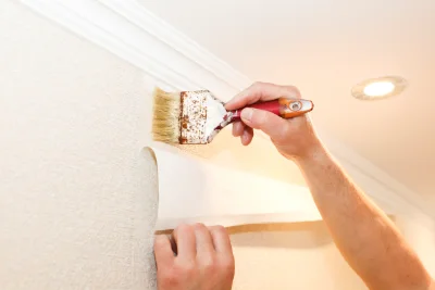 Pose de papier peint à Amillis — revêtements muraux et toiles de verre